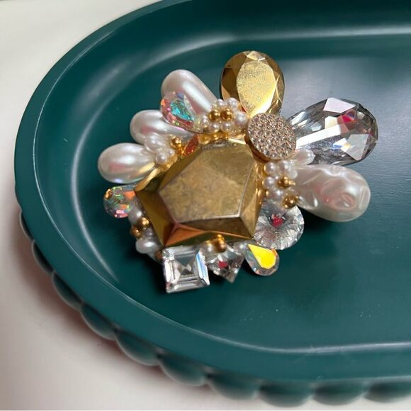 Massive Maximal Vintage 1980s Handmade One of A Kind Statement Brooch - Picture 1 of 4